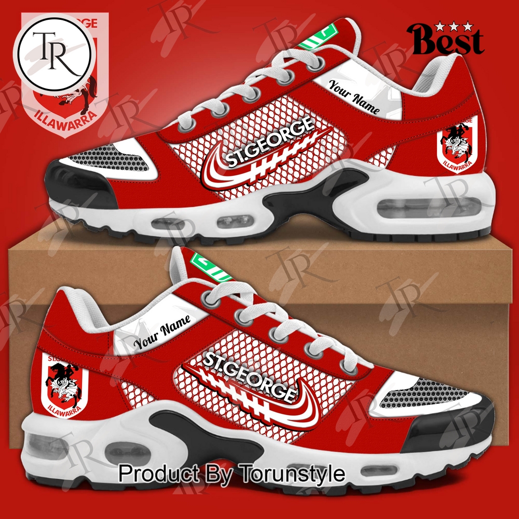 St. George Illawarra Dragons 2025 Custom Name Limited Edition TN Shoes St. George Illawarra Dragons 2025 Custom Name Limited Edition TN Shoes