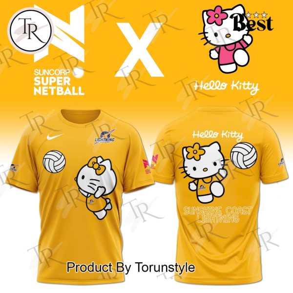 Sunshine Coast Lightning Suncorp Super Netball X Hello Kitty 2025 Limited Edition Hoodie