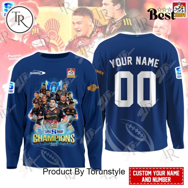 Super Rugby Champions 2025 Chiefs Custom Name Limited Edition Hoodie