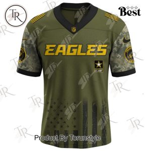 Philadelphia Eagles X 250th U.S Army This We’ll Defend Limited Edition Football Jersey