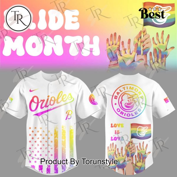 Baltimore Orioles Pride Month Love Is Love Special Edition Hoodie