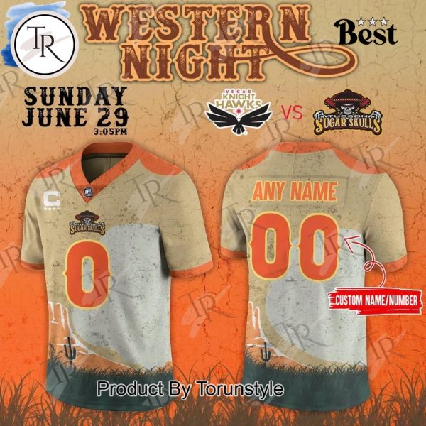 Tucson Sugar Skulls X Western Night 2025 Custom Name Limited Edition Football Jersey