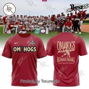 Omahogs Arkansas Razorbacks 2025 Limited Edition Hoodie – Red