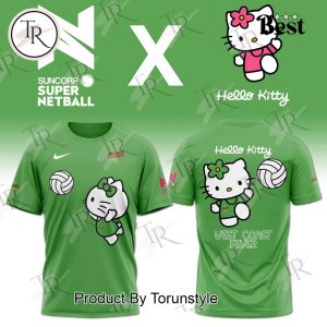 West Coast Fever Suncorp Super Netball X Hello Kitty 2025 Limited Edition Hoodie