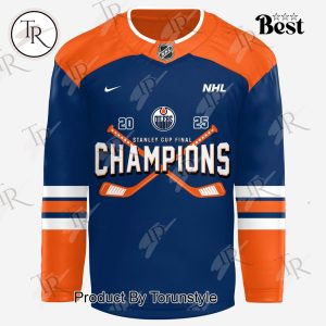 Stanley Cup Fianl Champions 2025 Edmonton Oilers Limited Edition Hockey Jersey