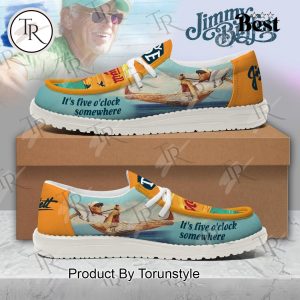 Jimmy Buffett It’s Five O’Clock Somewhere Limited Edition Hey Dude Shoes