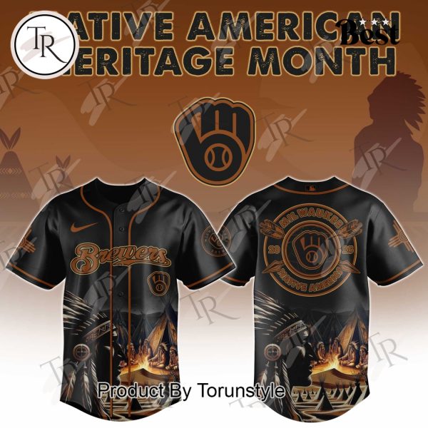 Milwaukee Brewers X Native American Heritage Month Special Edition Baseball Jersey