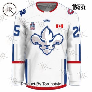 Trois-Rivieres Lions 2025 Kelly Cup Playoffs Special Edition Hockey Jersey – White