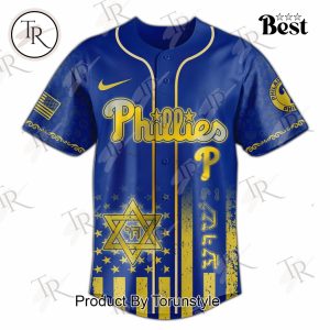 Philadelphia Phillies X Jewish Heritage Month 2025 Limited Edition Baseball Jersey