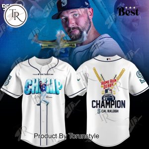 Seattle Mariners X Cal Raleigh Home Run Derby Champions 2025 Special Edition Baseball Jersey – White