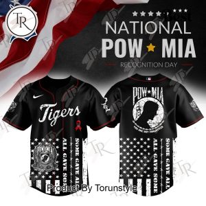 Detroit Tigers X National POW MIA Recognition Day 2025 Limited Edition Baseball Jersey