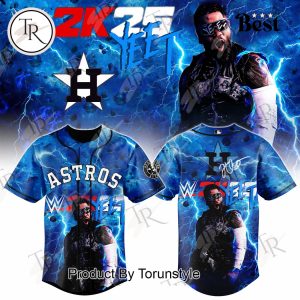 Houston Astros X Jey Uso WWE 2K25 Limited Edition Baseball Jersey Houston Astros X Jey Uso WWE 2K25 Limited Edition Baseball Jersey