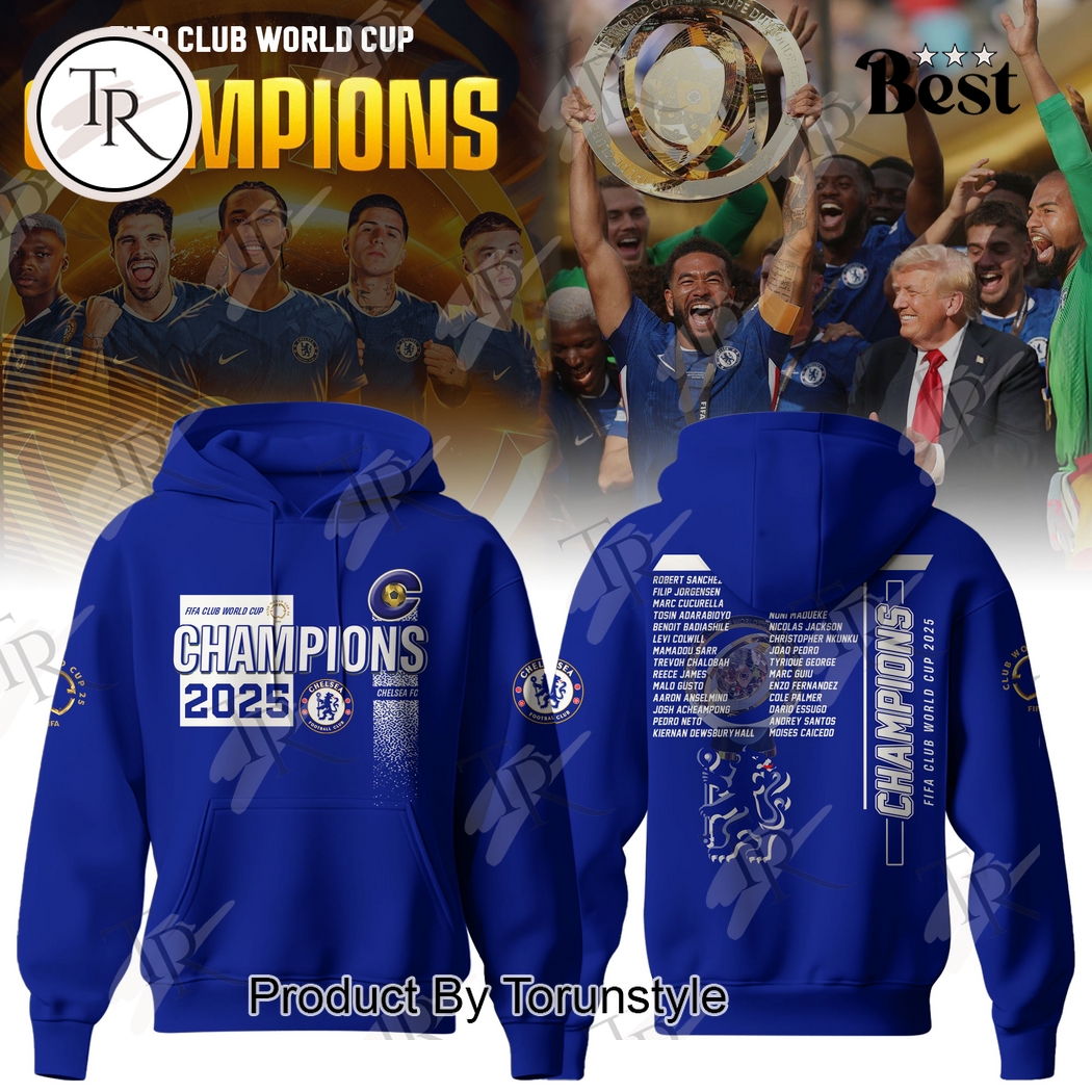 2025 Chelsea F.C Champions FIFA Club World Cup Special Edition Hoodie