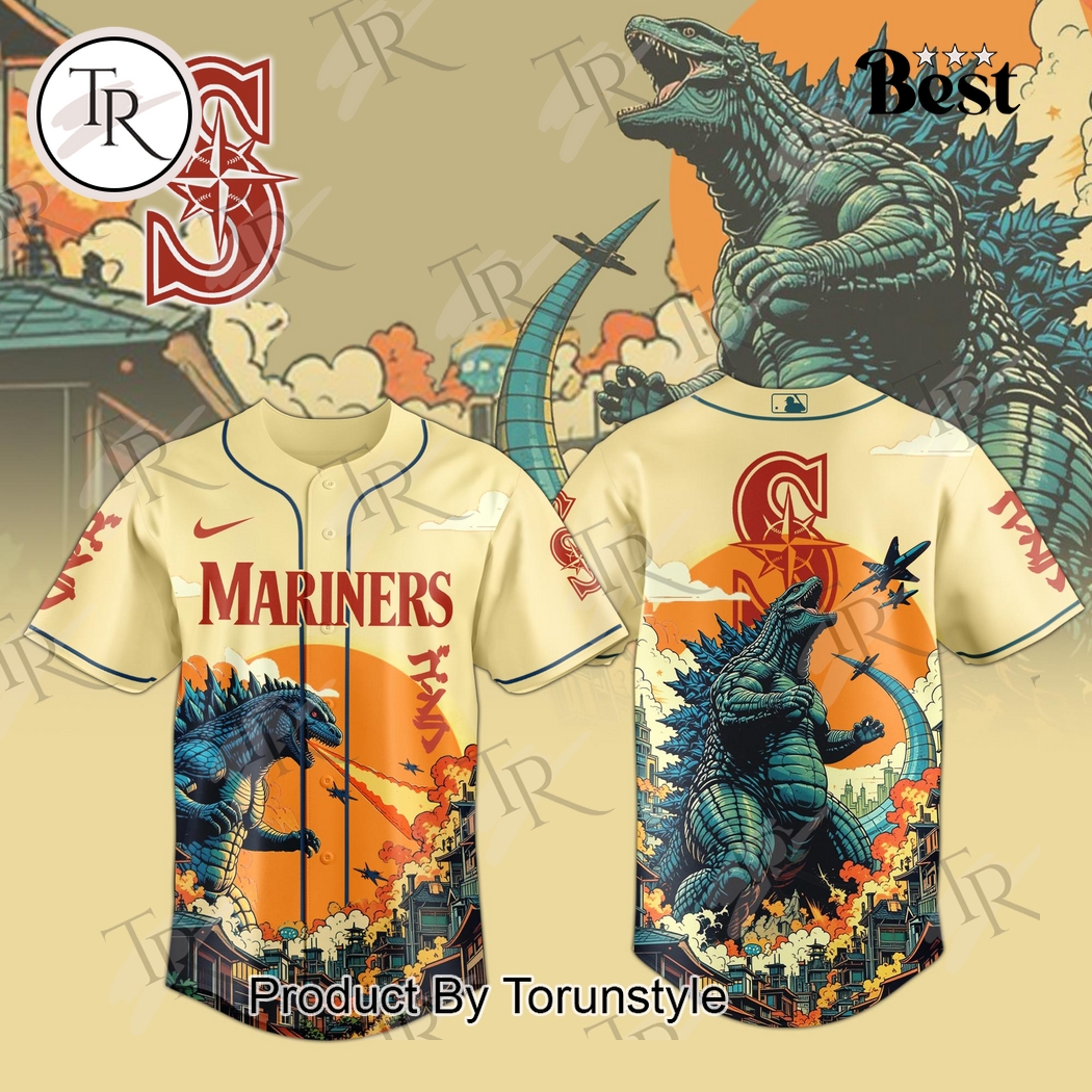 2025 Seattle Mariners Godzilla New  Edition Baseball Jersey