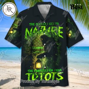 2025 BigFoot The Closer I Get To Nature The Farther I Am From Idiots Limited Edition Hawaiian Shirt