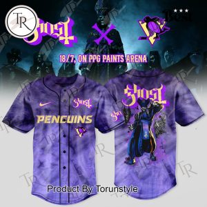 Ghost X Pittsburgh Penguins 2025 Special Edition Baseball Jersey