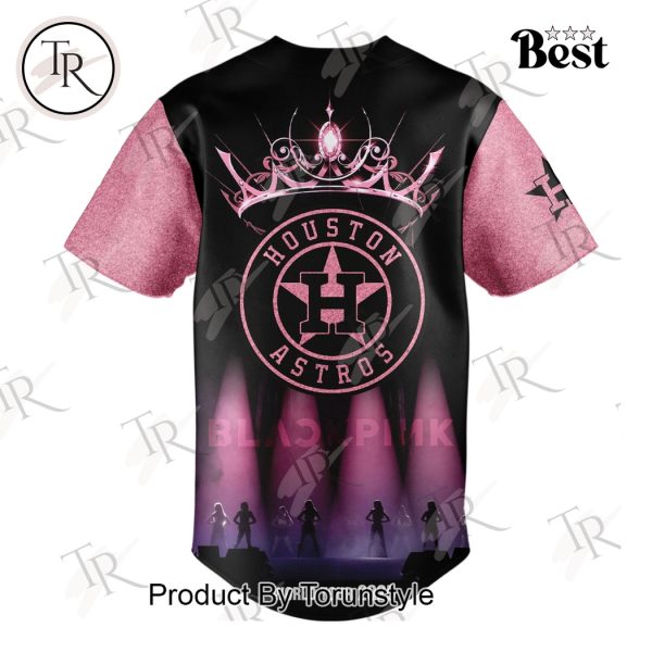 2025 Houston Astros X Blackpink World Tour Limited Edition Baseball Jersey