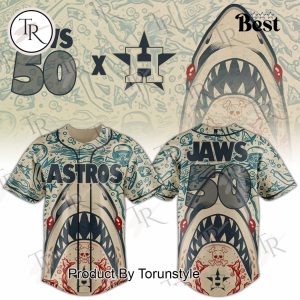 Houston Astros X Jaws 50 2025 Limited Edition Baseball Jersey