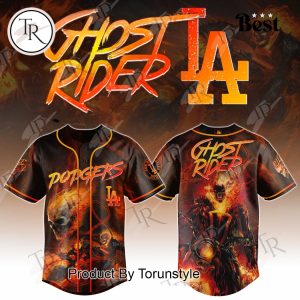 Los Angeles Dodgers X Ghost Rider 2025 Limited Edition Baseball Jersey