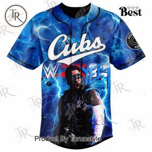 Chicago Cubs X Jey Uso WWE 2K25 Limited Edition Baseball Jersey