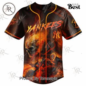 New York Yankees X Ghost Rider 2025 Limited Edition Baseball Jersey