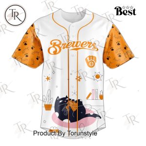 Milwaukee Brewers X 2025 International Cat Day Limited Edition Baseball Jersey
