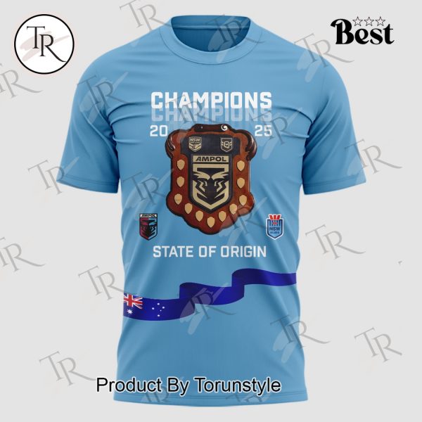 Champions 2025 State Of Origin New South Wales Blues X Australia Limited Edition Hoodie