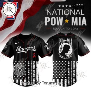 Texas Rangers X National POW MIA Recognition Day 2025 Limited Edition Baseball Jersey