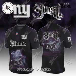 New York Giants X Ghost Skeletour World Tour 2025 Limited Edition Football Jersey