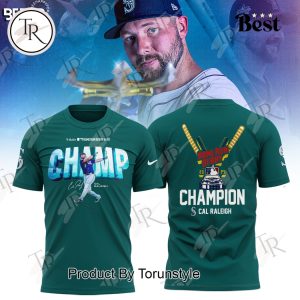 Seattle Mariners X Cal Raleigh Home Run Derby Champions 2025 Special Edition Hoodie – Green