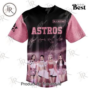 2025 Houston Astros X Blackpink World Tour Limited Edition Baseball Jersey
