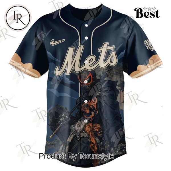 New York Mets X Spiderman Japan 2025 Special Edition Baseball Jersey