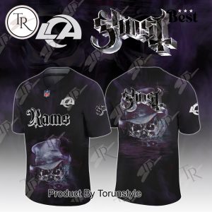 Los Angeles Rams X Ghost Skeletour World Tour 2025 Limited Edition Football Jersey