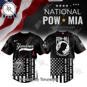 New York Yankees X National POW MIA Recognition Day 2025 Limited Edition Baseball Jersey