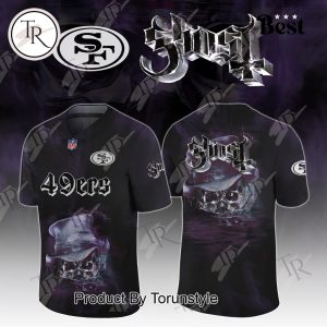 San Francisco 49ers X Ghost Skeletour World Tour 2025 Limited Edition Football Jersey