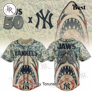 New York Yankees X Jaws 50 2025 Limited Edition Baseball Jersey