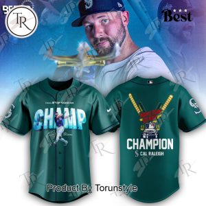 Seattle Mariners X Cal Raleigh Home Run Derby Champions 2025 Special Edition Baseball Jersey – Green