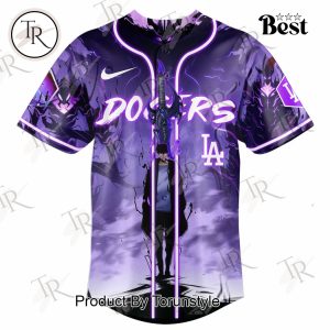 Los Angeles Dodgers X Solo Leveling Arise 2025 Special Edition Baseball Jersey