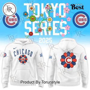 Chicago Cubs MLB Tokyo Series Limited Edition White 2025 Hoodie