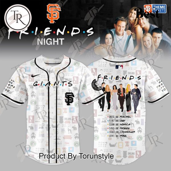 San Francisco Giants X F.R.I.E.N.D.S Night 2025 Limited Edition Baseball Jersey