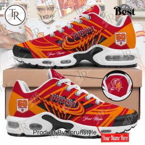 50th Season Tampa Bay Buccaneers Custom Name Limited Edition TN Shoes