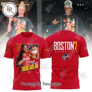 Aliyah Boston Number 7 X Indiana Fever 2025 There She Go Limited Edition Hoodie