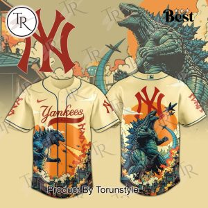 2025 New York Yankees Godzilla New Limited Edition Baseball Jersey