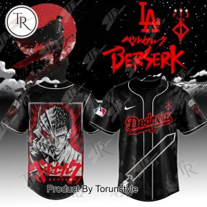 Los Angeles Dodgers x Berserk Special Edition 2025 Black Baseball Jersey