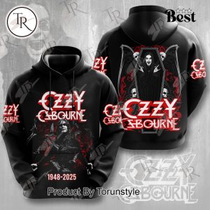 Ozzy Osbourne RIP 1948-2025 Limited Edition Hoodie