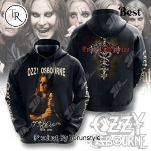 Prince Of Darkness Ozzy Osbourne 1948-2025 Special Edition Hoodie