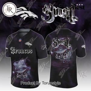 Denver Broncos X Ghost Skeletour World Tour 2025 Limited Edition Football Jersey