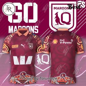 Go Queensland Maroons 2025 Special Edition Polo Shirt