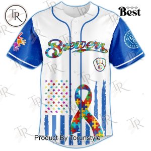 Milwaukee Brewers X Autism Awareness Month Accept-Understand-Love 2025 Limited Edition Baseball Jersey