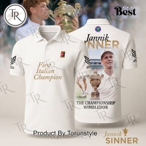 Jannik Sinner First Italian Champion 2025 Limited Edition Polo Shirt